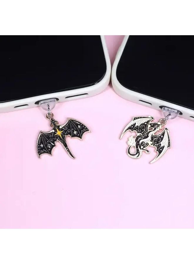 Dragon Bat Pendant Dust Plug For iPhone 5 14 Model B Mobile Phone Accessory - Image 2
